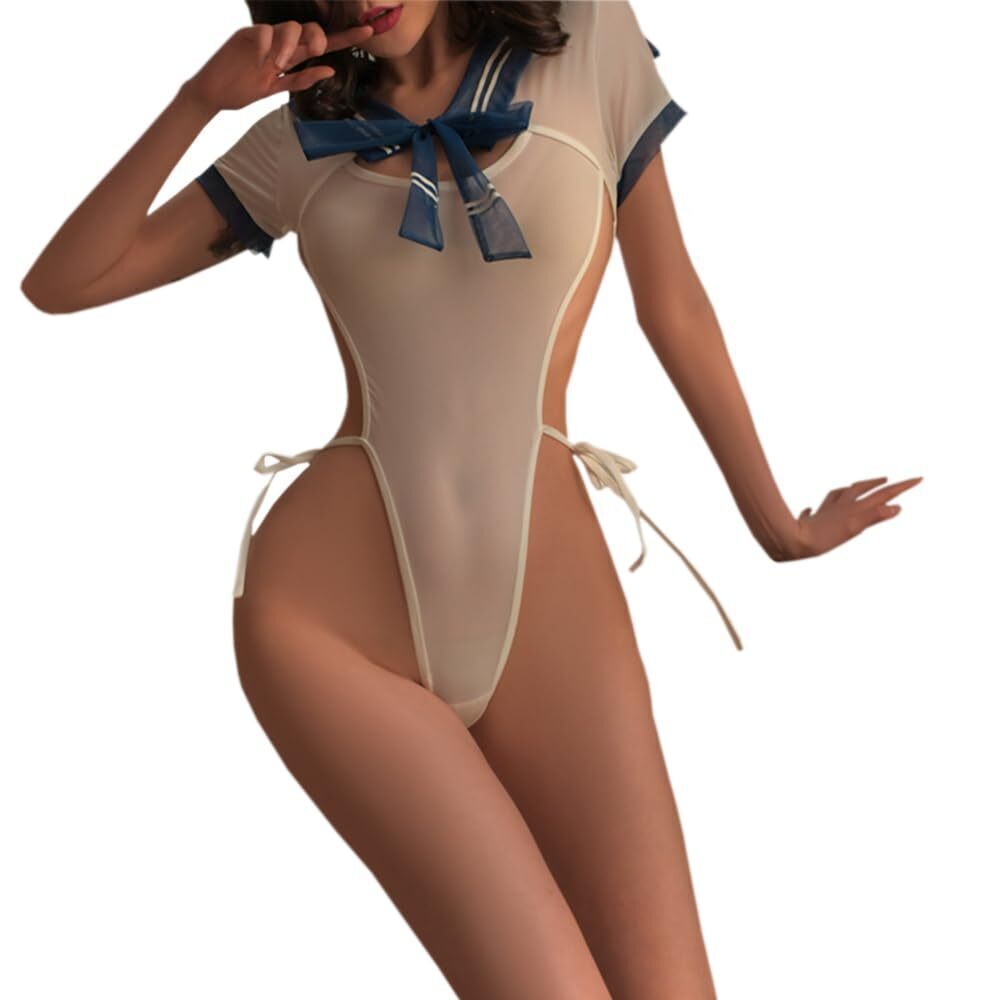 6399 Sexy One piece Swimsuit bodysuit sailor outfit Anime cosplay costume